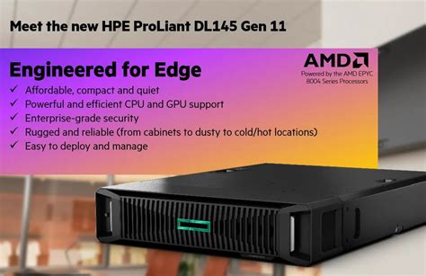 Hpe的新优势：为什么proliant Dl145 Gen11服务器是一次“重大突破” 服务器 计算频道 至顶网