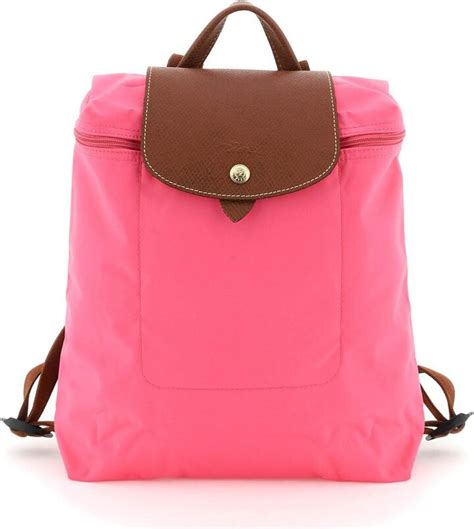 Longchamp Nylon And Leather Le Pliage Original Backpack Shopstyle