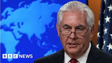 Rex Tillerson Secretary Of State Fired By Trump In Russia Warning