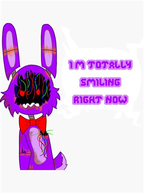 Withered Bonnie Sticker By Junkyard Kitten Redbubble