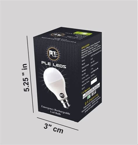 Led Bulbs Printed Packaging Box At Rs 7 Piece LED Bulb Box In New