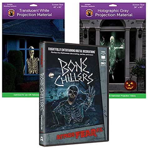 Atmosfearfx Bone Chillers Halloween Digital Decoration Dvd With