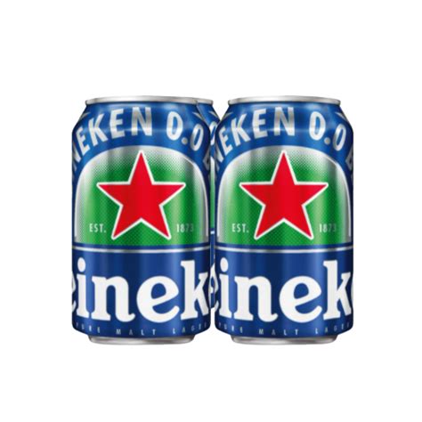 Prijs set van 4 blikjes á 0 33 liter Heineken 0 0 biernet nl