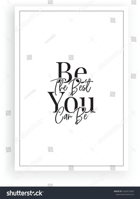 Be Best You Can Be Vector Stock Vector Royalty Free 1633915990