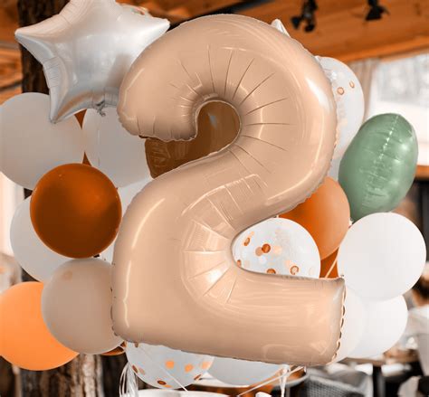 Cijfer Folieballon Satin 8 Nude 100 Cm Jetjes Jobjes