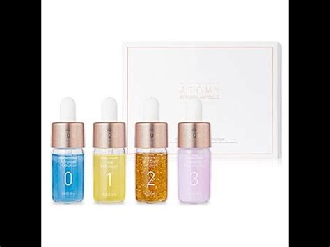 ATOMY SYNERGY AMPOULE PROGRAM 애터미 시너지 앰플 프로그램 YouTube