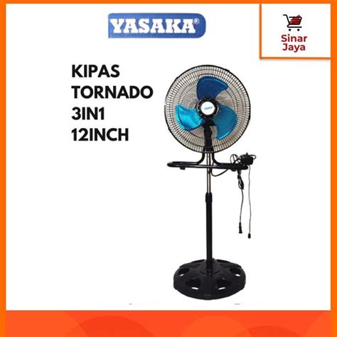 Jual YASAKA Tornado 12 Kipas Angin Tornado Berdiri Meja Dinding 12