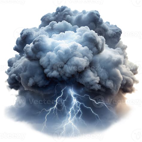 Dynamic illustration of a lightning storm within a dense cloud ...