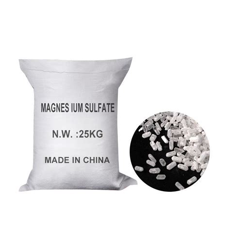 Magnsium Sulfate Mgso4 H2O Magnesium Sulphate Monohydrate China