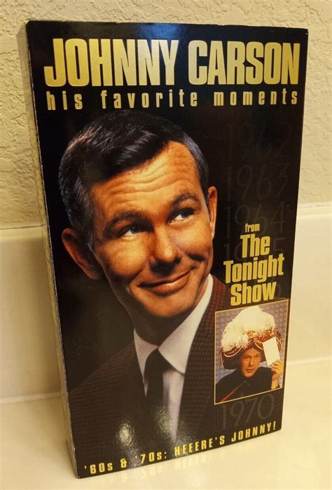 Johnny Carson 60s And 70s Vhs His Favorite Moments The Tonight Show 1994