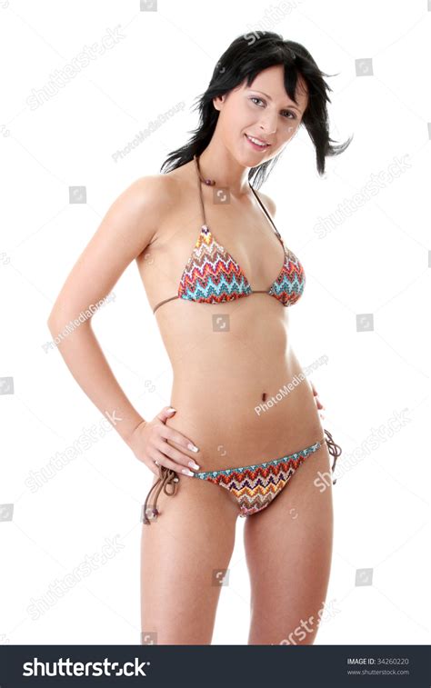 Beautiful Sexy Fit Woman Bikini Isolated Stock Photo Shutterstock