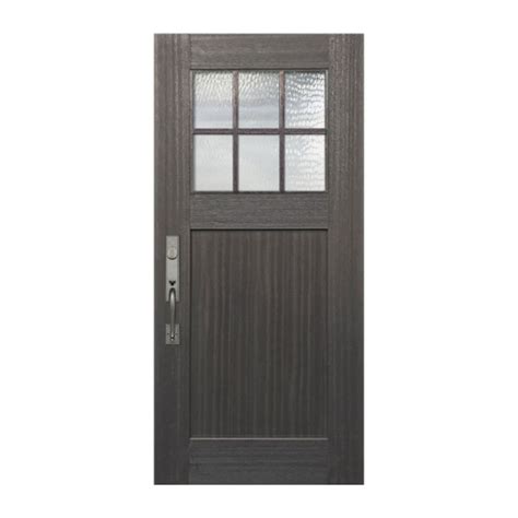 Exterior Mahogany Craftsman Single Door Craftsman Lite Sdl Panel