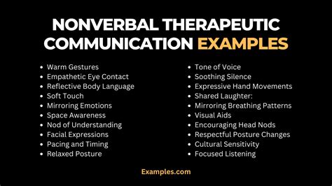 Nonverbal Therapeutic Communication - 19+ Examples, Tips