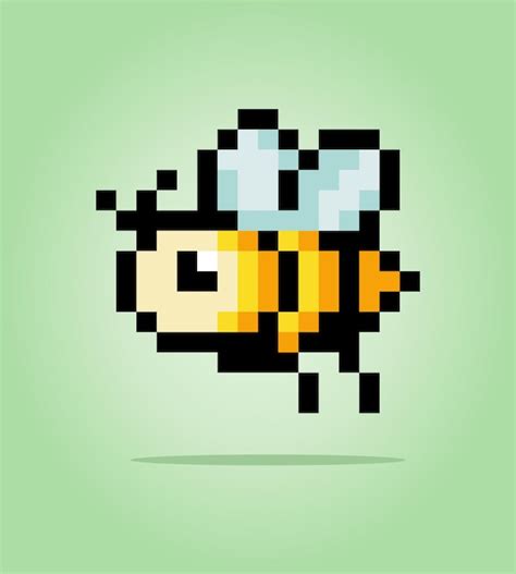 Premium Vector 8 Bit Pixel Clown Fish Animals For Game Assets In