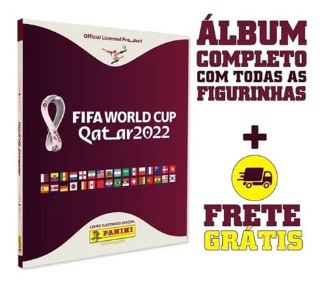 Álbum Completo Copa Mundo 2022 670 Figurinhas Para Colar Frete grátis