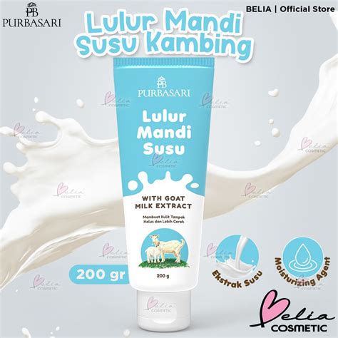 Jual Belia Purbasari Lulur Mandi Susu Kambing Coffe Milk Gr Milk