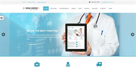 25+ Hospital Website Template & WordPress Themes 2020