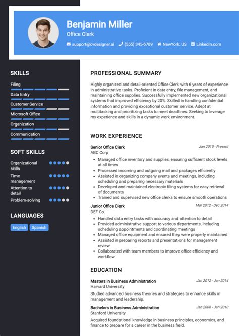 14 General Office Clerk Resume Examples For 2025 Ultimate Guide