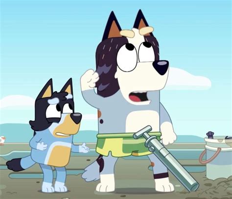 Bandit And His Dad Bluey Pegatinas Bonitas Personajes De Anime