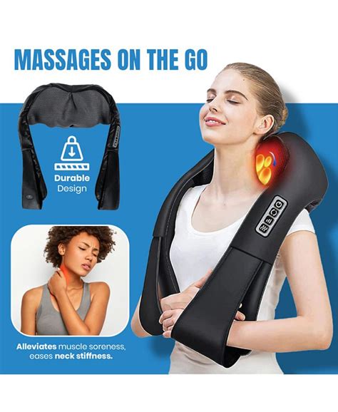 Pursonic 3d Shiatsu Heating Back And Neck Massager Macy S