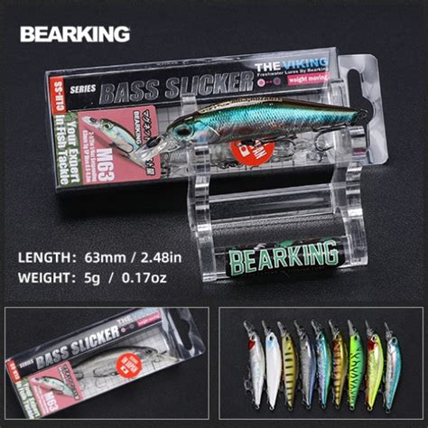 BEARKING 63mm 5g SP Iscas De Pesca Isca Artificial Profissional UV