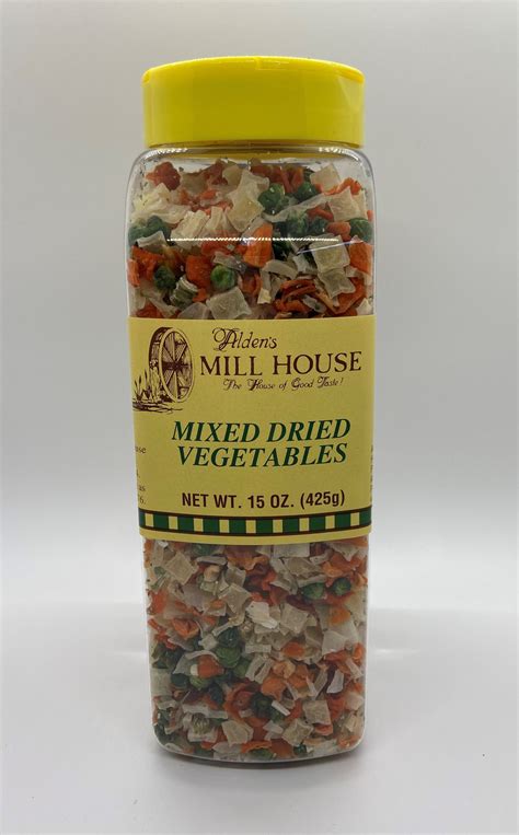 Vegetables, Dried Mixed 15 oz - Alden Mill House