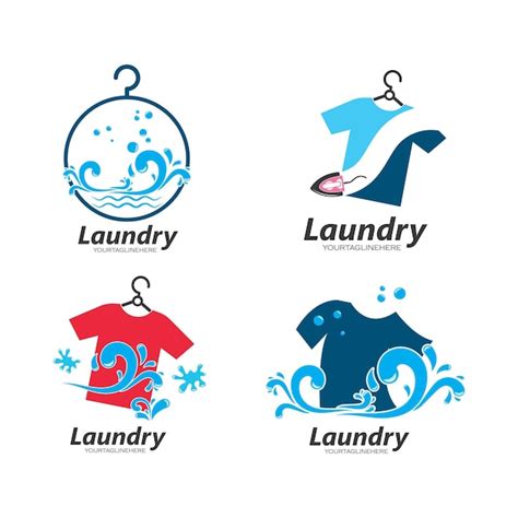 Premium Vector | Laundry logo vector icon illustration design