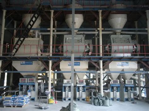 China Factory Price Mortar Mixing Dry Powder Blending Equipment Dry