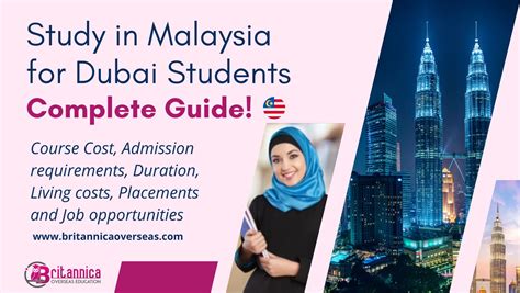 Study In Malaysia For Dubai Students Courses Cost Admission