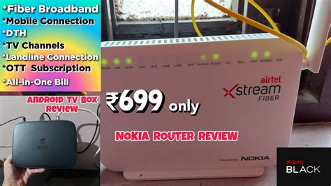 Airtel Black In Get Tv Box Fiber Broadband Ott Postpaid