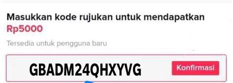 Cara Memasukkan Kode Undangan Tiktok