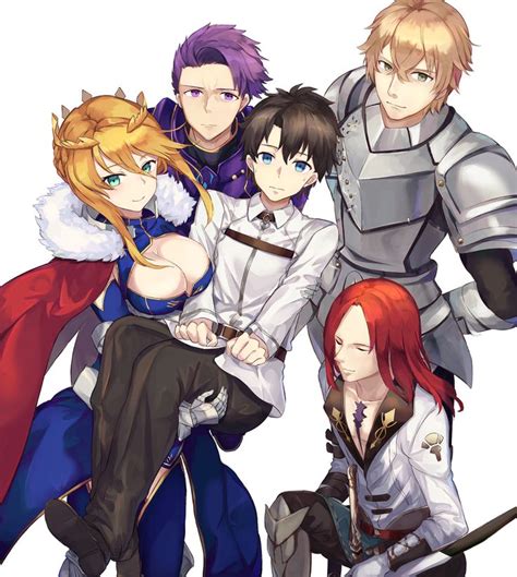 Artoria Lancer Gudao Gawain Lancelot Tristan Fate Fate Stay Night