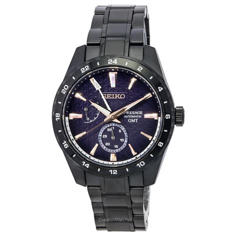 Seiko Presage Akebono Sharp Edged Series Gmt Limited Edition Blue Dial Automatic Spb361j1 100m