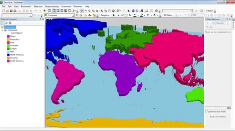 Arcgis 3d Analyst Arcscene Creating 3d Feature Or Shapefile Youtube