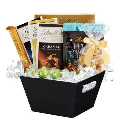 Lindt Chocolates T Basket Lindt Chocolates In A T Basket