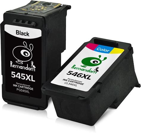 Remandom For Canon PG545XL CL546XL Remanufactured Ink Cartridges For