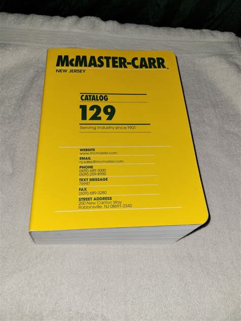 Mcmaster Carr Catalog 129 New Ebay