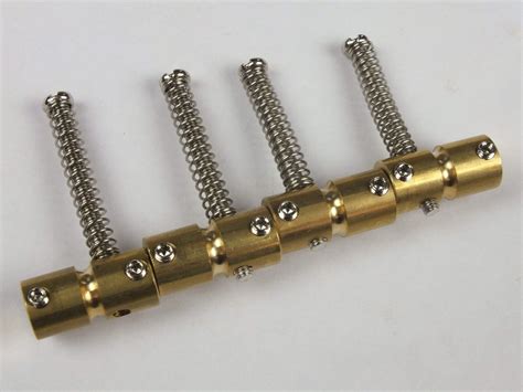 Wilkinson Bass Bridge Saddle Set Of 4 Brass Bass Bridge Saddles