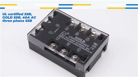 Solid State Relay Supplier Ssr Relay Manufacturer Gold Ssr Relay