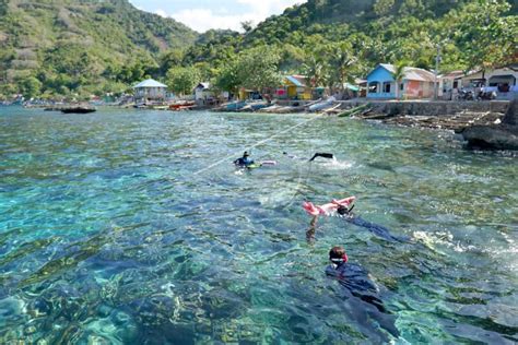 Destinasi Wisata Taman Laut Olele ANTARA Foto