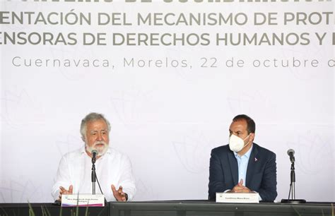 Firma De Convenio Para La Implementación Del Mecanismo De Protección Para Personas Defensoras De