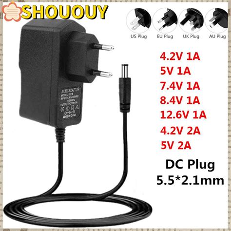 Shououy อะแดปเตอร์ชาร์จไฟ ปลั๊ก Eu Us Ac 110 240v Shopee Thailand