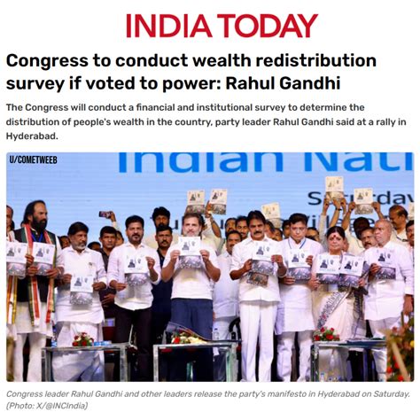 Congress To Conduct Wealth Redistribution Survey If Voted To Power