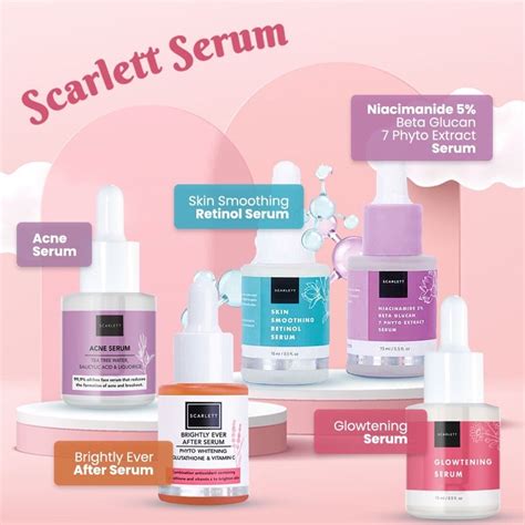 Scarlett Whitening Face Serum 15ml Brightly Ever After Acne Serum