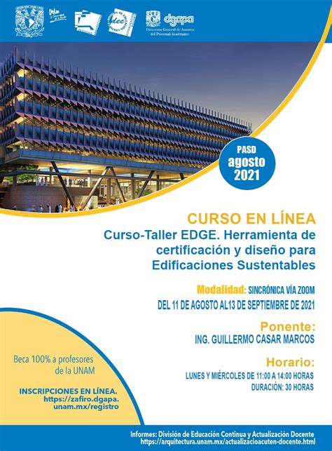 Curso Taller Edge Herramienta De Certificaci N Y Dise O Para