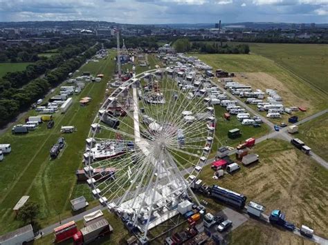 Town Moor Starts To Fill Up As The Hoppings Funfair Returns To Newcastle This Weekend