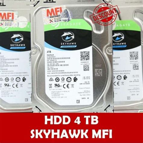 Jual Hdd Mfi 4tb Seagate Skyhawk Hdd Cctv 4tb Grnsi 3thun Di Seller