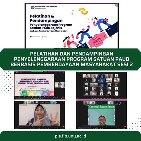 Pelatihan Dan Pendampingan Penyelenggaraan Program Satuan Paud Sejenis