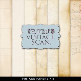 New Freebies Kit Of Vintage Papers Far Far Hill Free Database Of