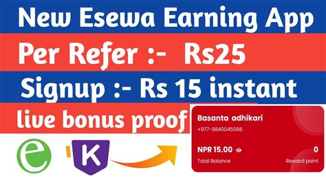 New Nepali Esewa Earning App Paytime App Loot Offer 🤑 Signup 15